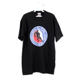 Vintage 90s Hockey Hall of Fame NHL T Shirt Black